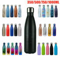 Edelstahl Trinkflasche Isolierflasche Wasserflasche Thermosflasche Flask 0.35-1L