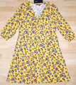 ZERO Kleid Gr.42 gelb blau rot weiß 3/4 Arm Set ++Neu++