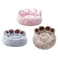 Bett, Haustiermatte palmenförmig, warmer Zwinger Baumwolle Matratzensofa bequem Hundenest