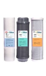 Ersatzfilterset 10 Zoll | Ersatzfilter für Osmoseanlagen und Umkehrosmose 3 tlg.