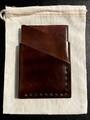 Craft & Lore Burgundy Horween Shell Cordovan Port Wallet EDC