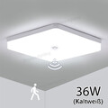 LED Deckenlampe mit Bewegungsmelder Sensor 36W Deckenleuchte Flurlampe Lampe DE
