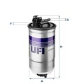 UFI Kraftstofffilter 24.391.00 für AUDI  passend für FIAT SEAT SKODA VW