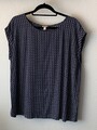 Esprit schöne Blau-Weiße Damenbluse Gr. 44 Tunika Sommerbluse