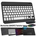 QWERTZ Bluetooth Tastatur Maus für Huawei MatePad 11 SE T10S Honor Pad X9 X8 Pro