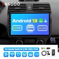 DAB+ Android 13 Auto 2+32G CarPlay Autoradio GPS Kam Für Suzuki Swift III 03-10