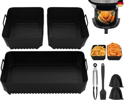 Heißluftfritteuse Zubehör für Cosori Dual Blaze TwinFry XXL 10L, Ninja Af500EU 5