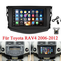 32G Autoradio Für Toyota RAV4 2006-12 Android 13 GPS WIFI RDS Link spiegeln +Kam
