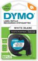 DYMO LT Etikettenband S0721660 | schwarz auf weiß | 12 mm x 4 m | selbstklebe
