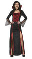 Gothic Prinzessin Kostüm Damen Dark Vampirin Dracula Vamp Kleid Hexe Karneval