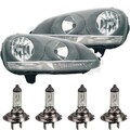 Halogen Scheinwerfer Set für VW Golf 5 10.03-08.08 H7/H7 inkl. Motor Lampen