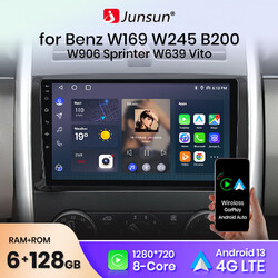 6+128G 9" Android 13 Autoradio GPS Für Benz A/B Klasse Sprinter Viano VW Crafter