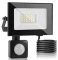 LED Fluter Strahler mit Bewegungsmelder Außen Floodlight 30W 50W 100W Lampe IP66