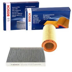 BOSCH FILTERSATZ PAKET passend für AUDI A2 8Z 1.2+1.4 TDI 1.6 FSI 75-110PS