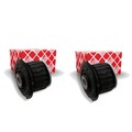 2x FEBI ACHSKÖRPERLAGER VORDERACHSE HINTEN passend für AUDI 100 200 LINKS+RECHTS