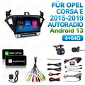 Für Opel Corsa E 2015-2019 Android 13 Apple Carplay Autoradio GPS Navi 4G+64G