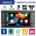 Android 12 Autoradio Carplay GPS +MIK Kam Für VW Touareg T5 Transporter Multivan
