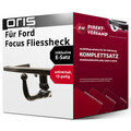 Für Ford Focus III (Oris) Anhängerkupplung abnehmbar + E-Satz 13pol universell