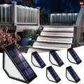 Solpex Solar-Stufenleuchten für den Außenbereich, Wasserdicht IP65, Z