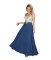 Damen Kleid Elegante Abendkleid Abschlussball Hochzeitskleid Brautjungfern, S