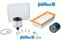 PURFLUX KIT4 Filter-Satz 4 Filter Satz Inspektion Kit für Renault für Dacia 