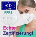 1x Schutzmasken FFP2,  Atemschutzmaske 5-lagig CE 2163 zertifiziert