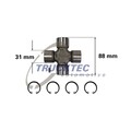 ORIGINAL® Trucktec Automotive Gelenk, Längswelle für Mercedes-Benz VIANO