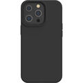 bigben Soft Touch Silicone Case Handy-Cover für Apple iPhone 13 Pro schwarz