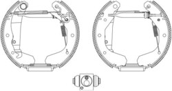 TEXTAR BREMSBACKENSATZ VORMONTIERT 200mm passend für OPEL ASCONA KADETT VECTRA 