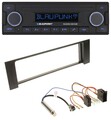 Blaupunkt DAB USB Bluetooth MP3 Autoradio für Audi A4 (B6, 00-04) - ISO