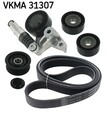 Keilrippenriemensatz SKF VKMA 31307 für VW PHAETON 3D1 3D2 3D3 3D4 3D6 3D7 3D8