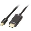 LINDY Mini-DisplayPort / HDMI Adapterkabel Mini DisplayPort Stecker, HDMI-A