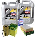 INSPEKTIONSKIT FILTER LIQUI MOLY ÖL 10L 5W-40 für Porsche Cayenne 955 S 4.5