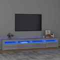 TV Schrank mit LED-Leuchten Lowboard Fernsehschrank mehrere Auswahl vidaXL