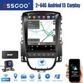 DAB+ Android 14 Autoradio 64G Carplay GPS BT Kam Für Opel Astra J Buick Excelle