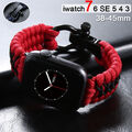 Nylon Braided Armband für Apple Watch Ultra 49mm Series SE 9 8 7 6 5 4 3 41-45mm