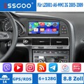 CarPlay GPS Navi Für AUDI A6 C6 MMI 2G 2005-2009 6+128G Android14 8.8" Autoradio