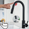 Küchenarmatur Ausziehbar Brause Touch Sensor Wasserhahn Küche Spültischarmat