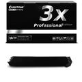 3x PRO Toner BLACK ersetzt Sharp MX-27 GTBA MX27GTBA MX-27GTBA