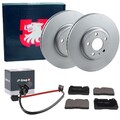 JP BREMSSCHEIBEN 320mm + BELÄGE VORNE passend für AUDI Q5 8R  Bj. 2008-2017