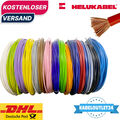 Helukabel⚡H07V-K⚡ 5 10 20 50 100m 1,5 2,5 4 6 10 16mm² Litze flexibel Einzelader
