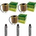 3x MANN-FILTER Ölfilter HU 921 x + 3x LIQUI MOLY Cera Tec 3721