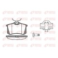 1x ORIGINAL® Kawe Bremsbelagsatz, Scheibenbremse Hinten für VW GOLF IV GOLF V