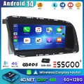 DAB+ Für Audi Q5 8R 2009-2016 4G LTE Carplay Android 14 Autoradio 8-Kern GPS DSP