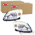 2x VAN WEZEL H4 SCHEINWERFER SET LINKS+RECHTS passend für DACIA SANDERO
