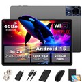 2025 Neu Tablet 14 Zoll Android 15 24GB RAM+256GB 8580mAh 4G LTE 2SIM WlFl GPS