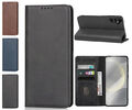 Handy Hülle für Samsung Galaxy S25 S24 S23 Ultra Plus Leder Flip Case Schutz