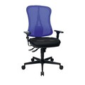 Topstar Bürodrehstuhl Head Point SY m.Synchronmechanik blau/schwarz 390-510mm
