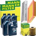 MANN INSPEKTIONSPAKET passend für MINI COOPER AB BJ 06.04+ORIGINAL 5W-30 MOTORÖL