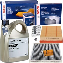 BOSCH FILTERSET+OE GM OPEL 5W30 passend für OPEL CORSA D E 1.2+1.4/69-100 PS